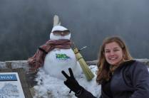 Nosso mais novo amigo e entusiasta da viagem dos 1000dias, no Mount Rainier National Park, no estado de Washington, oeste dos Estados Unidos